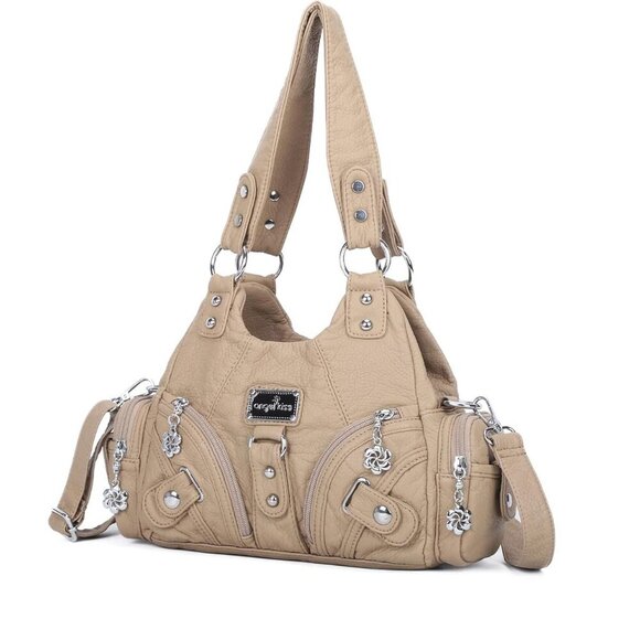 Purses for Women Small Hobo Shoulder Bags Vagen Leather Multi-Pocket Tote Bag wi - Picture 8 of 8